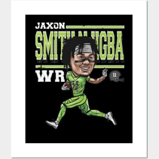 Jaxon Smith-Njigba Seattle Cartoon Posters and Art